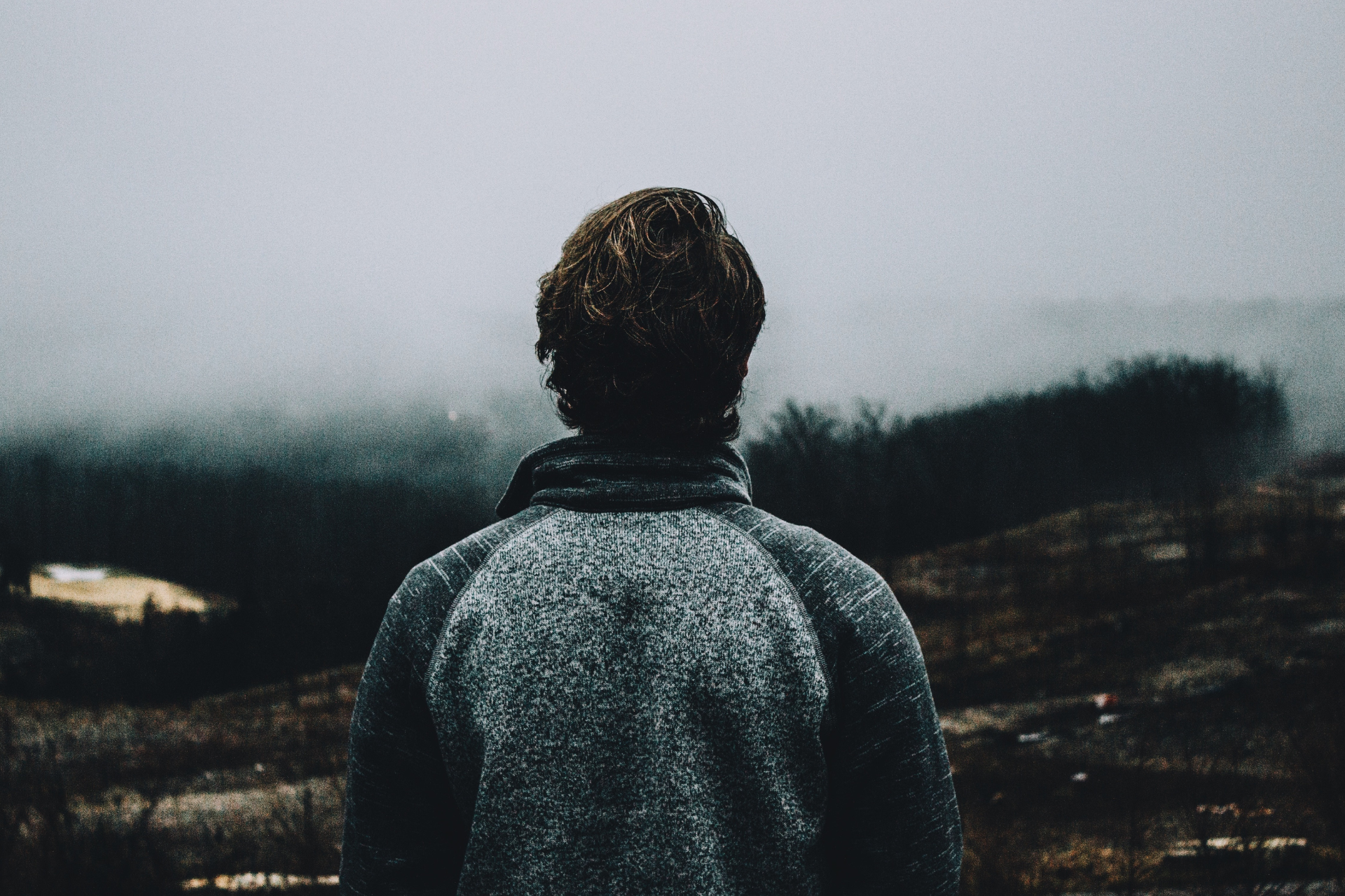 Man looking out at nature symbolising mindfulness and emotional healing through dialectical behaviour therapy